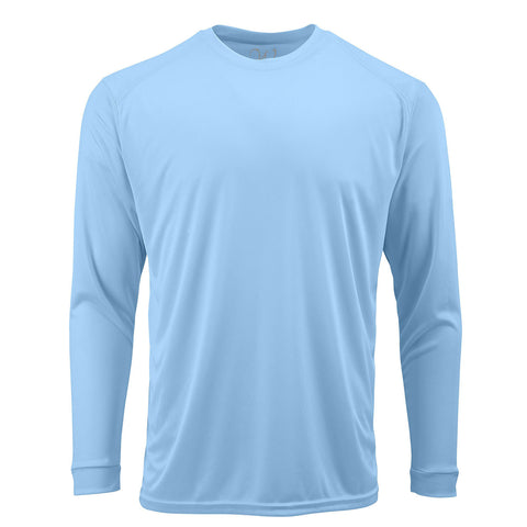 EWC-217A Perform Basics Dri-Tech Camo Long Sleeve Shirt - Aqua