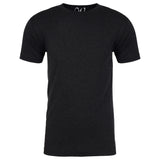 EWC-601B Black Heathered Crew Neck T-shirt
