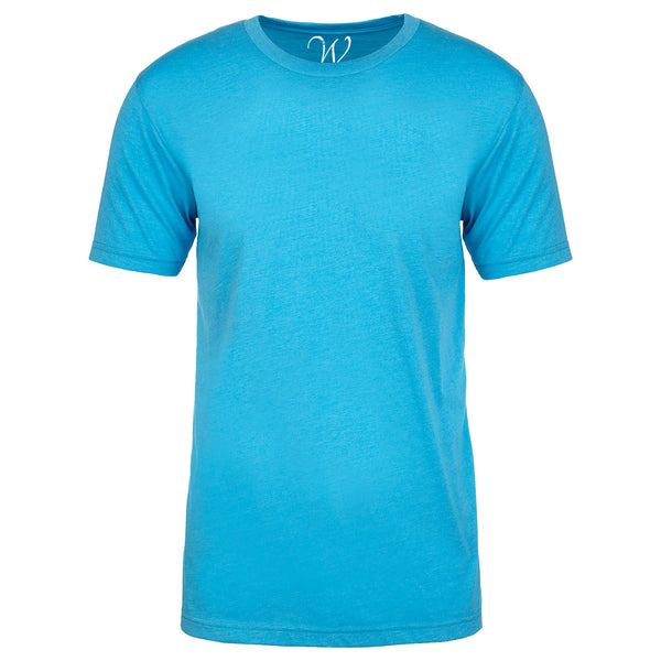 EWC-601T Turquoise Heathered Crew Neck T-shirt