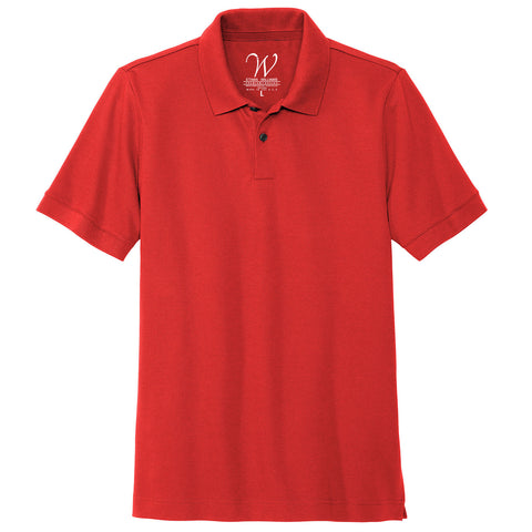 EWC-1014BG Stretch Jersey Polo - Burgundy