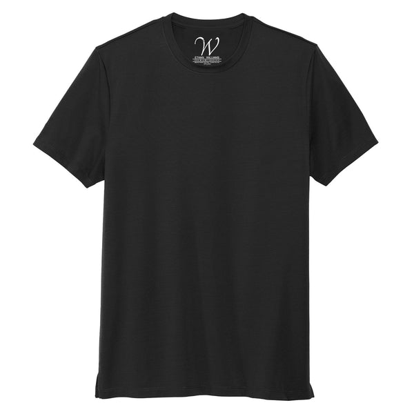 EWC-1016B Stretch Jersey Crew Neck T-shirt - Black