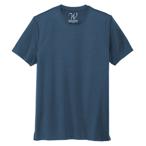 EWC-1016I Stretch Jersey Crew Neck T-shirt - Indigo