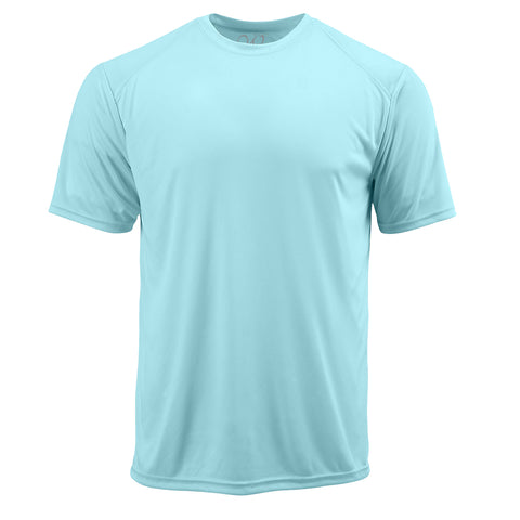 EWC-201TA 2-Pack Perform Basics Dri-Tech T-Shirts - Turquoise / Aqua