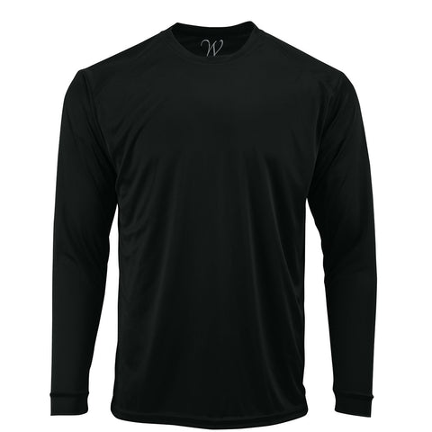 EWC-210B Perform Basics Dri-Tech Long Sleeve Shirt - Black