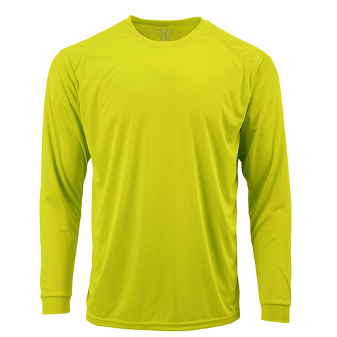 EWC-210NY Perform Basics Dri-Tech Long Sleeve Shirt - Neon Yellow