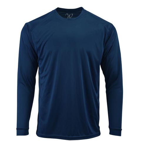 EWC-210G Perform Basics Dri-Tech Long Sleeve Shirt - Grey