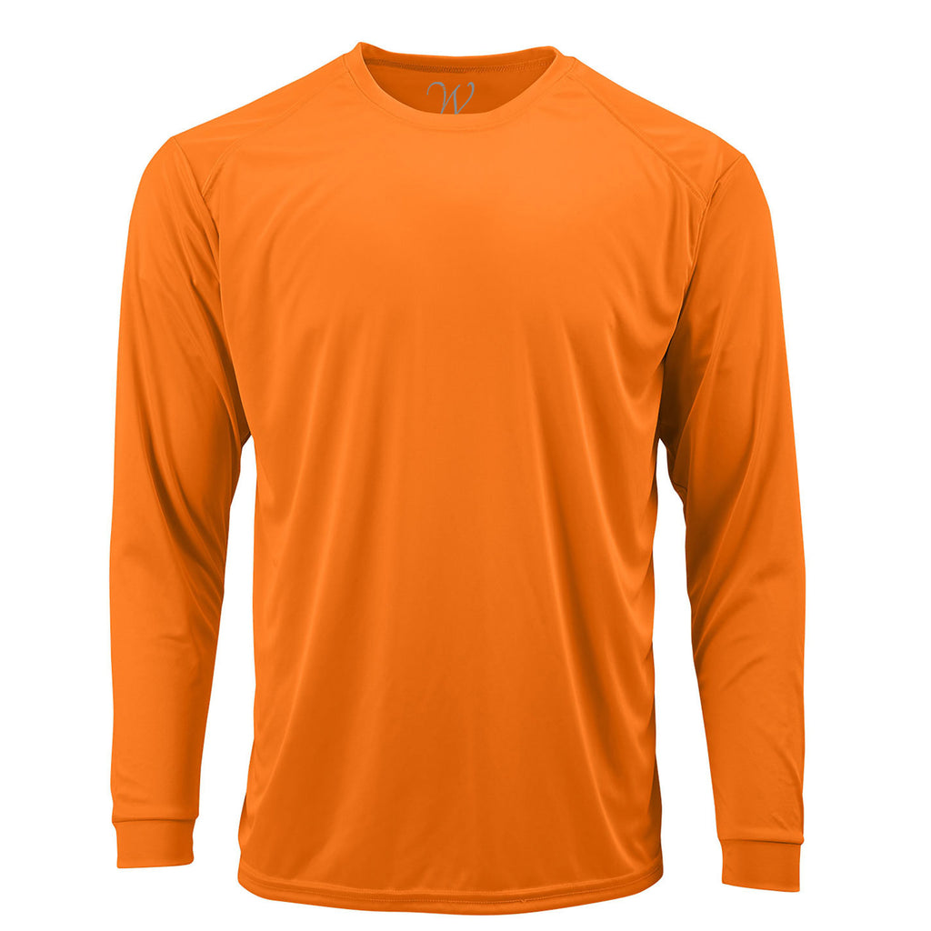 T-shirt Manches Longues Umbro Vapa Tech - Orange Fluo - Taille XL - Neuf Avec tiquettes T-shirt Manches Longues Umbro Vapa Tech - Orange Fluo - Taille XL - Neuf Avec tiquettes