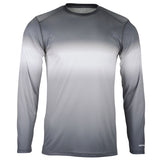 EWC-226B Perform Basics Dri-Tech Tri-Color Long Sleeve Shirt - Black