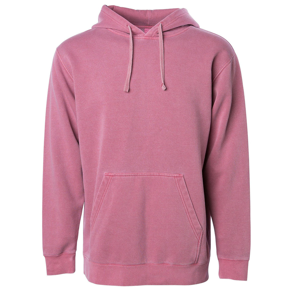 EWC-045BG Burgundy Pigment Dyed Hoodie