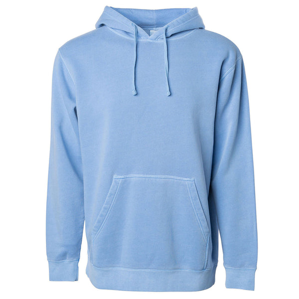 EWC-045LB Light Blue Pigment Dyed Hoodie