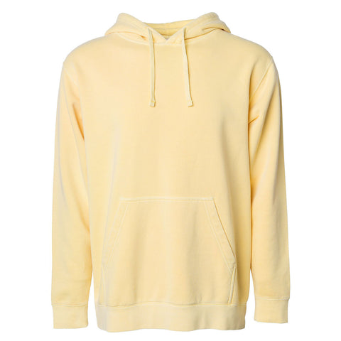 EWC-045Y Yellow Pigment Dyed Hoodie