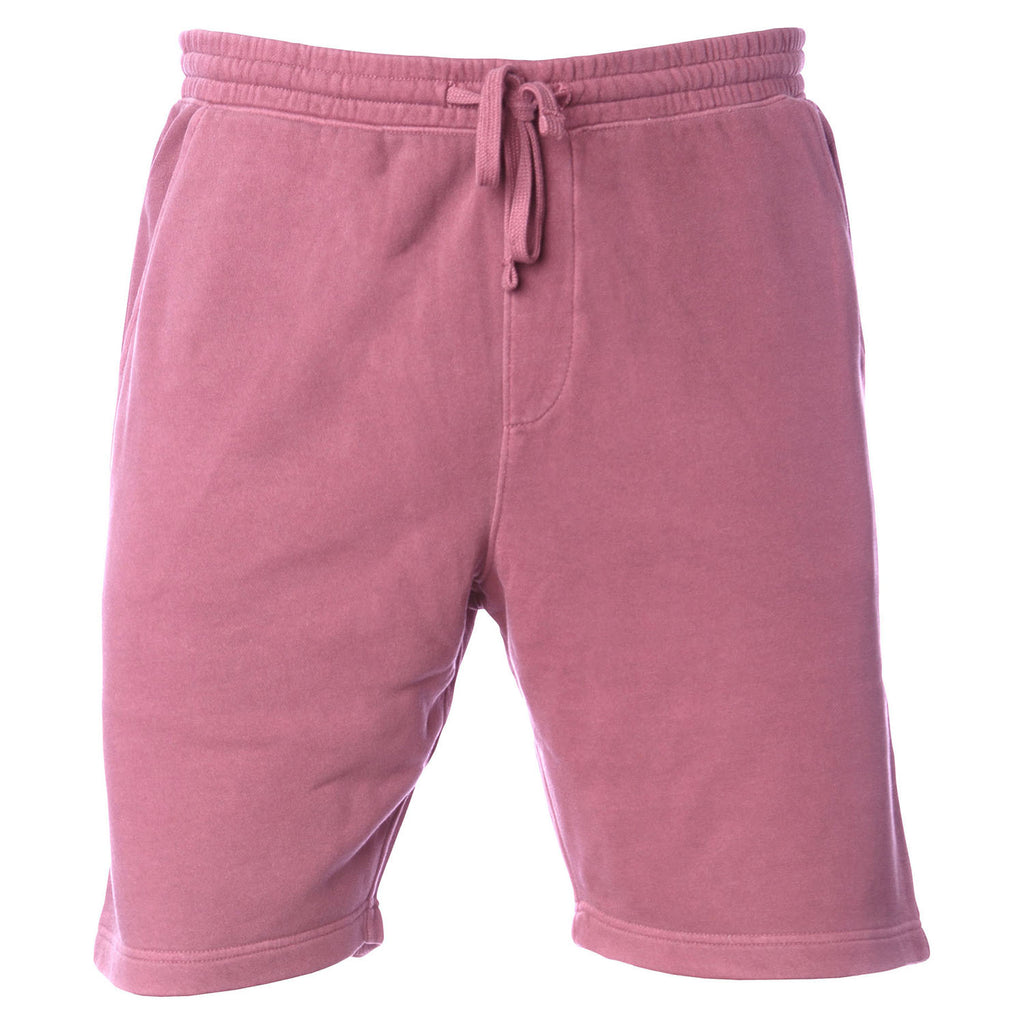 EWC-050BG Burgundy Pigment Dyed Shorts