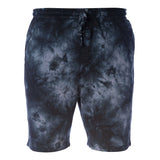 EWC-050TDB Tie Dye Black Pigment Dyed Shorts