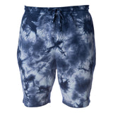 EWC-050TDN Tie Dye Navy Pigment Dyed Shorts