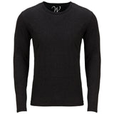 EWC-607B Black Ultra Soft Sueded Long Sleeve