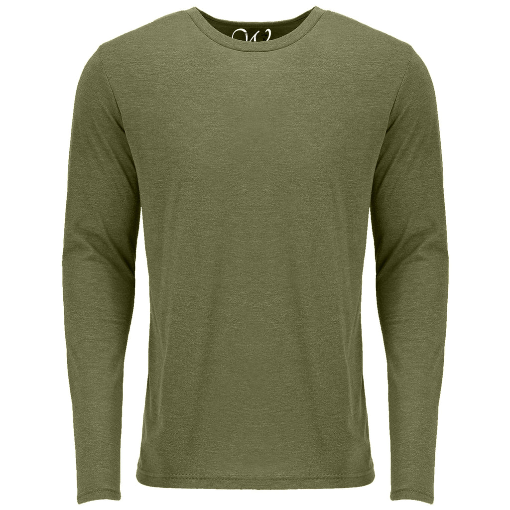 EWC-607MG Military Green Ultra Soft Sueded Long Sleeve