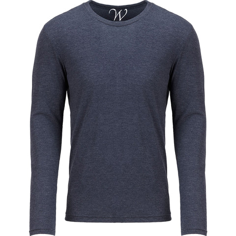 EWC-607HGHG 2-Pack Ultra Soft Sueded Long Sleeve - Heather Grey / Heather Grey