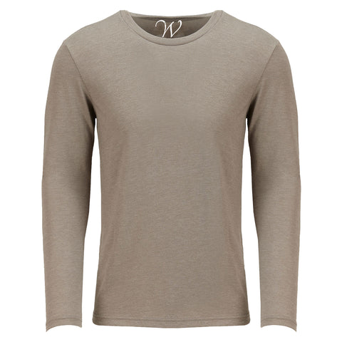 EWC-607S Sand Ultra Soft Sueded Long Sleeve
