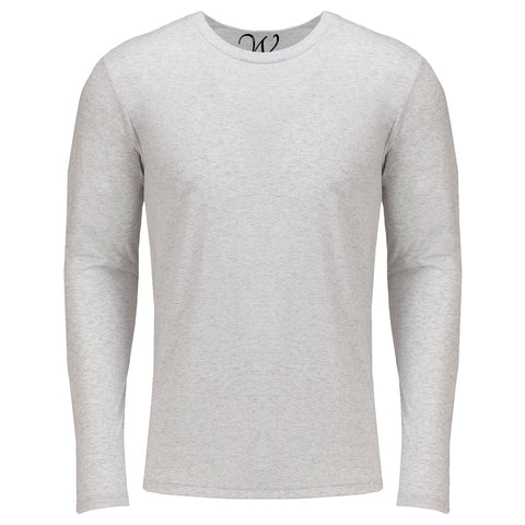 EWC-607W White Ultra Soft Sueded Long Sleeve