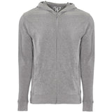 EWC-649HG Heather Grey Ultra Soft Sueded Hoodie