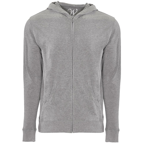 EWC-093LB Light Blue Heather Ultra Soft Sueded Hoodie