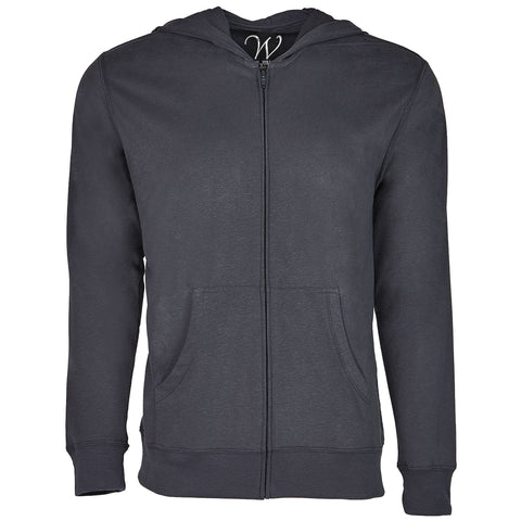 EWC-093VN Vintage Navy Heather Ultra Soft Sueded Hoodie