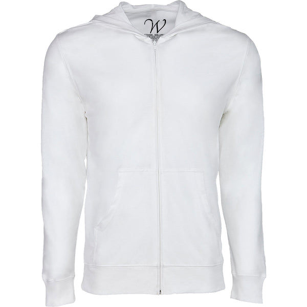 EWC-649W White Ultra Soft Sueded Hoodie