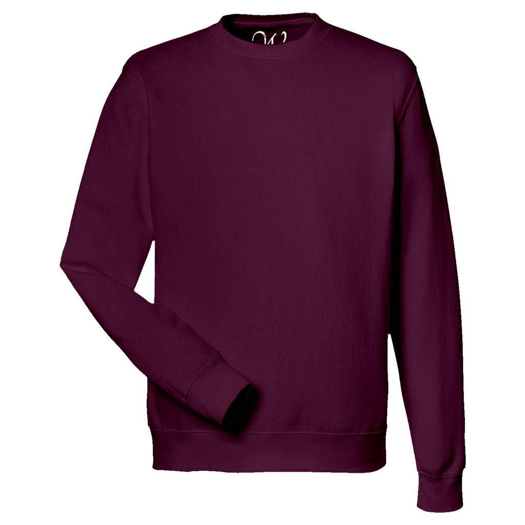 EWC-030BG Burgundy Crewneck Sweatshirts