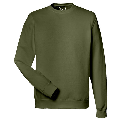 EWC-030MG Military Green Crewneck Sweatshirts
