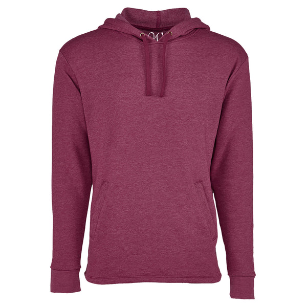 EWC-093BG Burgundy Heather Ultra Soft Sueded Hoodie