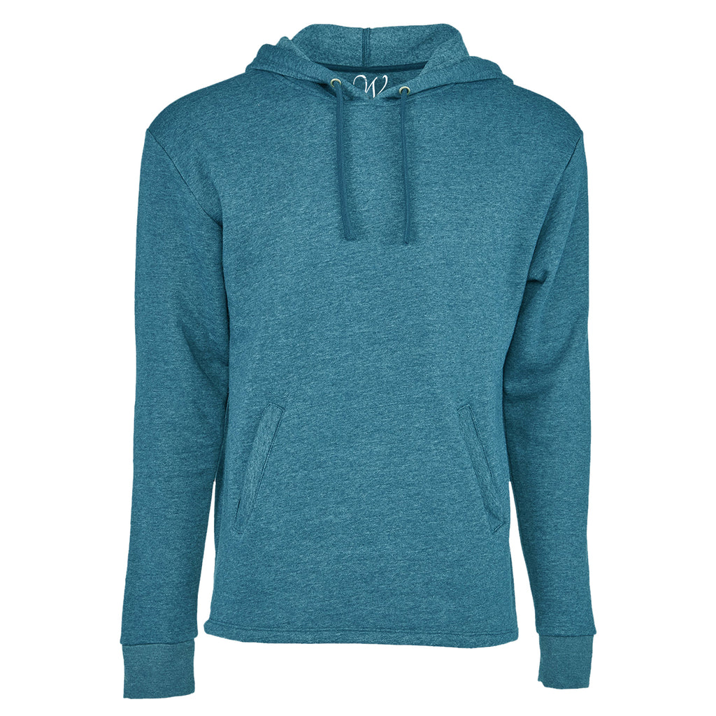 EWC-093TL Teal Heather Ultra Soft Sueded Hoodie