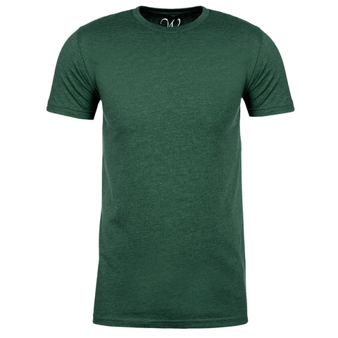 EWC-100FG Forest Green Ultra Soft Sueded Crew Neck T-shirt