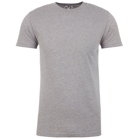 EWC-100HG Heather Grey Ultra Soft Sueded Crew Neck T-shirt