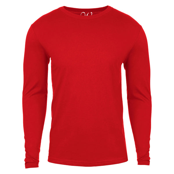 EWC-361R Red Basic Cotton Long Sleeve