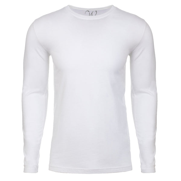 EWC-361W White Basic Cotton Long Sleeve