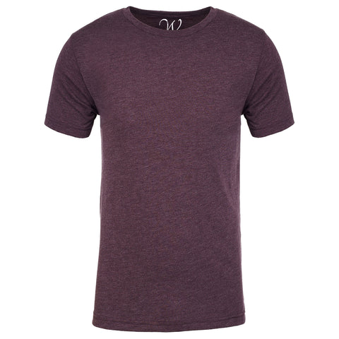 EWC-601I Indigo Heathered Crew Neck T-shirt