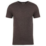 EWC-601C Coffee Heathered Crew Neck T-shirt