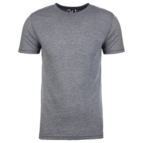 EWC-601N Navy Heathered Crew Neck T-shirt