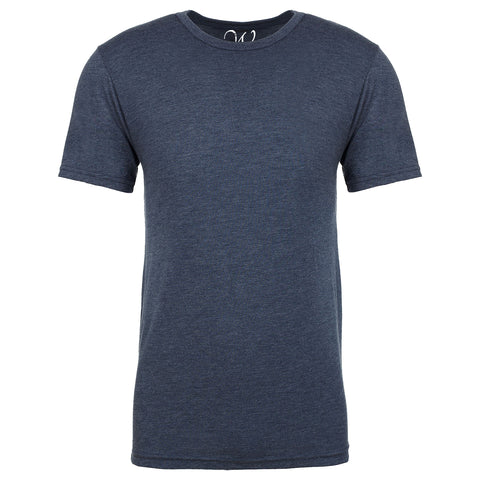 EWC-601I Indigo Heathered Crew Neck T-shirt