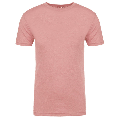 EWC-601P Pink Heathered Crew Neck T-shirt