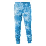 EWC-800TDA Tie Dye Aqua Pigment Dyed Joggers