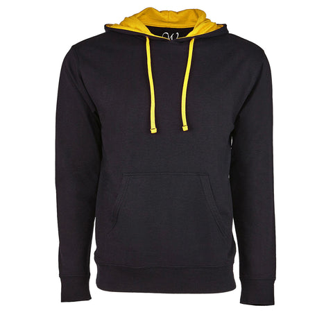 EWC-930BG Black-Gold French Terry Two-Toned Pullover Hoodie