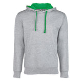 EWC-930HGKG Heather Grey-Kelly Green French Terry Two-Toned Pullover Hoodie