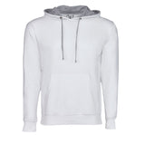 EWC-930WHG White-Heather Grey French Terry Two-Toned Pullover Hoodie