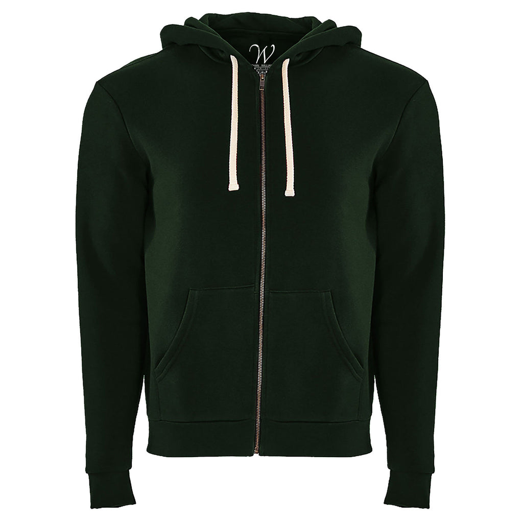 EWC-960B Black French Terry Zip Up Hoodie