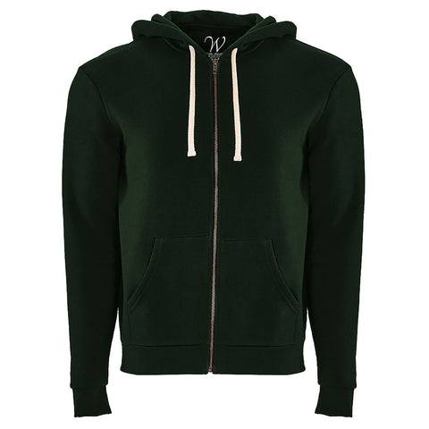 EWC-960B Black French Terry Zip Up Hoodie