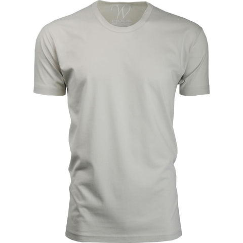 EWC-100S Sand Ultra Soft Sueded Crew Neck T-shirt