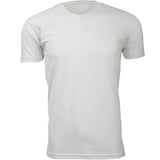 EWC-100W White Ultra Soft Sueded Crew Neck T-shirt