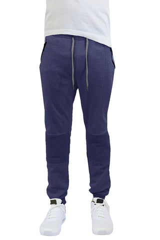 EWC-115JN Navy Tech Fleece Moto Joggers