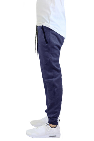 EWC-115JN Navy Tech Fleece Moto Joggers